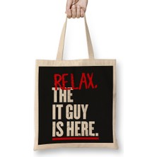 Humuts Relax The It Guy Is Here Bez Çanta Uzun Saplı