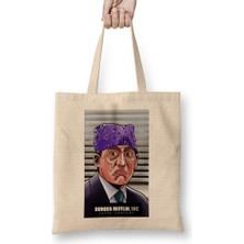 Michael Scott Dunder Mifflin 01 Bez Çanta Uzun Saplı