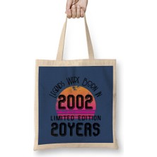 2002 Birthday Gift - Made, Born In 2002 Gift - 20RD Birthday Gift Vintage   Style Bez Çanta Uzun Saplı