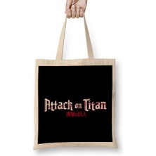 Humuts Attack On Titan Best Logo Bez Çanta Uzun Saplı