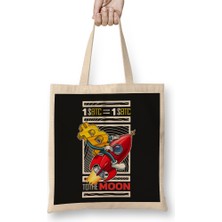 Humuts Bitcoin One Bitcoin Is One Bitcoin Meme Bez Çanta Uzun Saplı