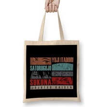 Humuts Jujutsu Kaisen Gang Bez Çanta Uzun Saplı
