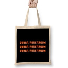Humuts Oscar Robertson- Basketball Gifts Vintage Retro Rainbow Quotes For Boys And Dad Bez Çanta Uzun Saplı