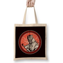 Humuts Samurai Japanese Art Ninja Japan Warrior Shinobi Martial Art Bez Çanta Uzun Saplı