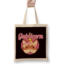 Humuts Guinea Pig Unicorn Rodent Cavy Cavies Animal Pet Bez Çanta Uzun Saplı