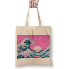 Van Gogh Pink Roses In A Vase Bez Çanta Uzun Saplı