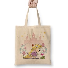Humuts Princesas Cute - Rapunzel Bez Çanta Uzun Saplı