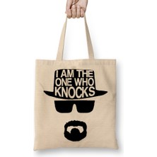 Humuts I Am The One Who Konocks Walter White Breaking Bad 01 Bez Çanta Uzun Saplı