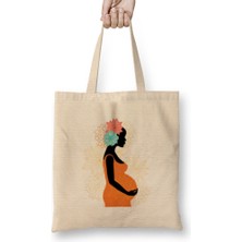 Mother Day Gift 2021 Mother Day Galaxy Mom 2021 Bez Çanta Uzun Saplı