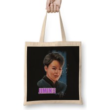 Humuts Bts Jimin 02 Bez Çanta Uzun Saplı