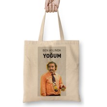 Humuts Burhan Altıntop Avrupa Yakası Bez Çanta Uzun Saplı