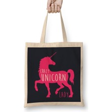 Humuts Crazy Unicorn Lady Bez Çanta Uzun Saplı