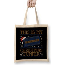 This Is My Blockbuster Christmas Jumper Bez Çanta Uzun Saplı