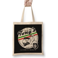 Humuts Vespa Scooter Splash Bez Çanta Uzun Saplı