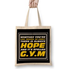 Humuts Hope Is Spelled Gym Bez Çanta Uzun Saplı