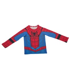 Moni Erkek Çocuk Maskeli Dijital Baskılı Spiderman Örümcek Adam Kostümü