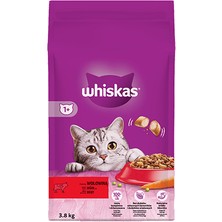 Whiskas Biftekli ve Havuçlu Yetişkin Kedi Maması 3,8 kg