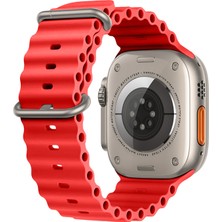 Sneezy Apple Watch 49MM Ultra Seri Uyumlu Seaflex Ocean Silikon Kordon