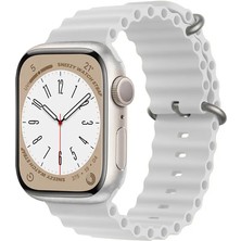 Sneezy Apple Watch 38MM 40MM 41MM Seri 1 2 3 4 5 6 7 8 Se Uyumlu Seaflex Ocean Silikon Kordon