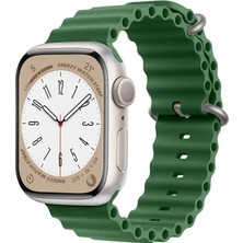 Sneezy Apple Watch 42MM 44MM 45MM Seri 1 2 3 4 5 6 7 8 Se Uyumlu Seaflex Ocean Silikon Kordon