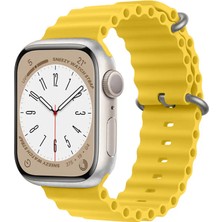 Sneezy Apple Watch 42MM 44MM 45MM Seri 1 2 3 4 5 6 7 8 Se Uyumlu Seaflex Ocean Silikon Kordon