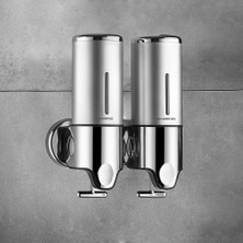 Berta Hijyen T Çekmeli Paslanmaz Sıvı Sabunluk Ve Şampuan Verici (Tekli - İkili - Üçlü)