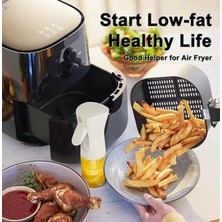 Royaleks Zeytinyağı Limon Cam Sprey Şişesi Cam Yağ Püskürtücü Yağdanlık Airfryer Tasarruf 200 Ml