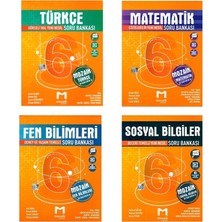 Mozaik Yayınları 6. Sınıf Soru Bankaları - Türkçe + Matematik + Fen Bilimleri + Sosyal Bilgiler