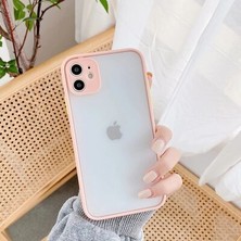 Rivor Apple iPhone 11 Pro Uyumlu Kılıf 3D Kamera Korumalı Buzlu Renkli Sert Silikon Kapak