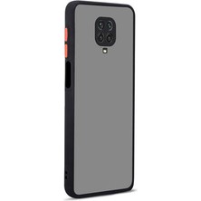 Rivor Xiaomi Redmi Note 9s Uyumlu Kılıf 3D Kamera Korumalı Buzlu Renkli Sert Silikon Kapak