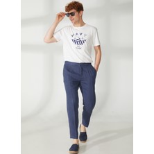 At.p.co Normal Bel Normal Paça Slim Fit Lacivert Erkek Pantolon A261BERLINO563CONF10B
