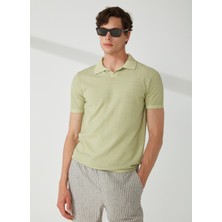 At.p.co Polo Yaka Slim Fit Yeşil Erkek Kazak A26432TF-