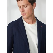 At.p.co Lacivert Erkek Uzun Cepli Slim Fit Yazlık Ceket A262ALAN60TF214-