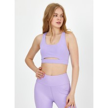 Grab Lila Kadın Kısa Slim Fit Sporcu Sütyeni GW-T23S004 Tony Bralette