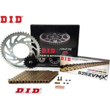 DID Zincir Dişli Seti Honda Vt Shadow (750 Cc)  (1997-2009)  Zincir : DID-525ZVM-X (GOLD)-122  Dişli: Sunstar (17T-41T)  Honda  Vt C Shadow  750CC