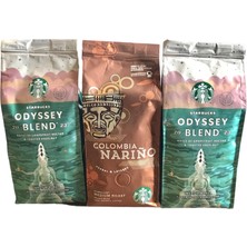 Starbucks Colombia & 2 Adet Odyssey Blend Filtre Kahve 3 x 250 gr