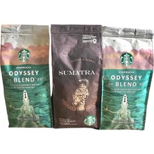 Starbucks Sumatra & 2 Adet Odyssey Blend Filtre Kahve 3 x 250 gr