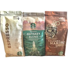 Starbucks Espresso & Odyssey Blend & Colombia Filtre Kahve 3 x 250 gr