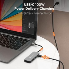 Novoo Type-C To 2*usb-A 4K HDMI Pd 100W Dönüştürücü Adaptör