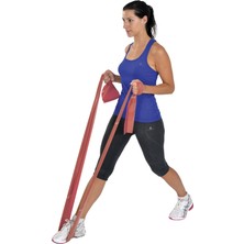 Pilates & Yoga Egzersiz Bandı , Theraband Kırmızı Renk(Hafif) 1.5 mt