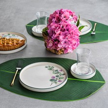 Schafer Fairy Pasta Servis Seti-18 Parça-Yaprak Desenli
