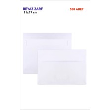 Hsn Davetiye Zarfı 500 Adet 11,4X16,2 cm