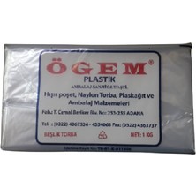 Ögem Bakkaliye Naylon Torba Beşlik 30 x 52 cm 1 kg 1 Paket (Takriben 105 Adet)