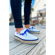 Bpm CH311 Espadril Erkek Ayakkabı Beyaz / Sax Mavı