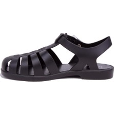 Igor S10259 Bıarrıtz Mate Siyah Ortopedik Günlük Kadın Sandalet