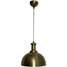 Rsylight Dylight Retro Metal Dekoratif Rustik Eskitme Kaplama Kafe Mutfak Aydınlatma Avize Çap:30 cm