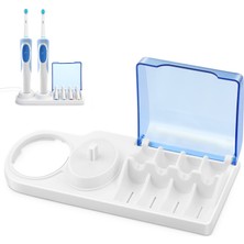 Toocare Oral-B Banyo Düzenleyici Stand Orta Sertlikte Diş Fırçası Yedek Başlık  Beyaz Renk