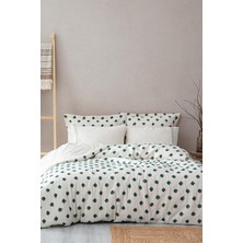 Ecocotton Imre Yeşil Çift Kişilik %100 Organik Pamuk Müslin Nevresim Takımı