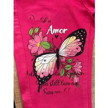 Gönülden Tasarım 20X17 cm Ütü Ile Yapışan Transfer Baskı Kelebek Renkli Aplike Arma