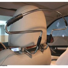 Auto Wise Oto Araç Koltuk Arkası Elbise Askılığı Metal Krom Elbise Askısı
